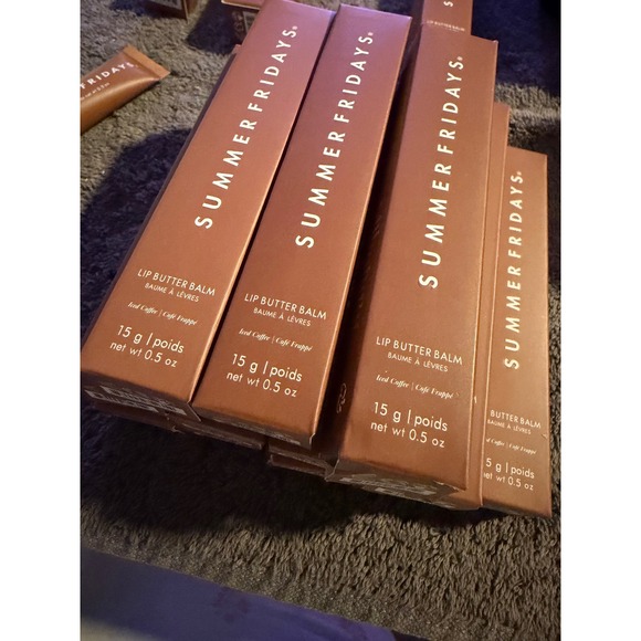 Summer Fridays Lip Butter Balm Iced Coffee Frappe Tinted Hydrating Gloss - Picture 6 of 6